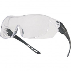 Очила од поликарбонат можат да се носат преку оптички очила бочна заштита УВ400 отпорни на гребење