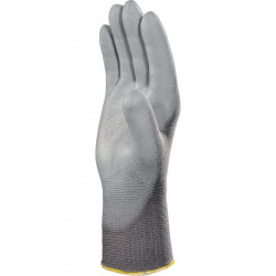 Платнени ракавици 100 полиестер со премаз од полиуретан на прсти и дланка. Маслоотпорни отпорни на абразија